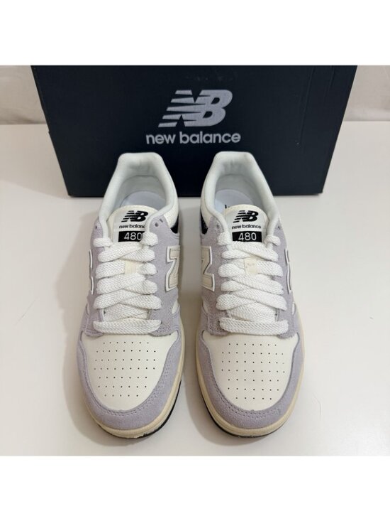 New Balance Unisex 480 Sneakers Grey White 6.5 M/ 8 W main image 7